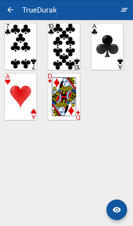 True Durak – game needs at least 3 devices to play Schermafbeelding 2