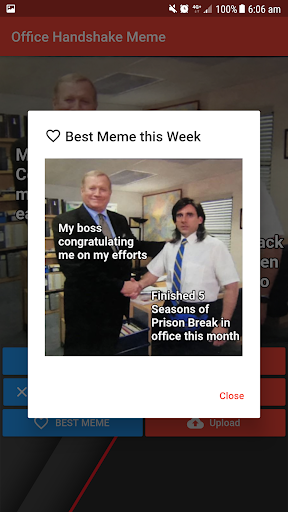 Office Handshake Meme Creator Ekran Görüntüsü 3