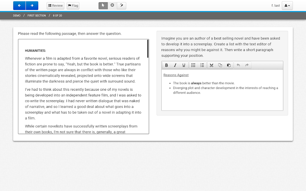 TestNav Captura de pantalla 2