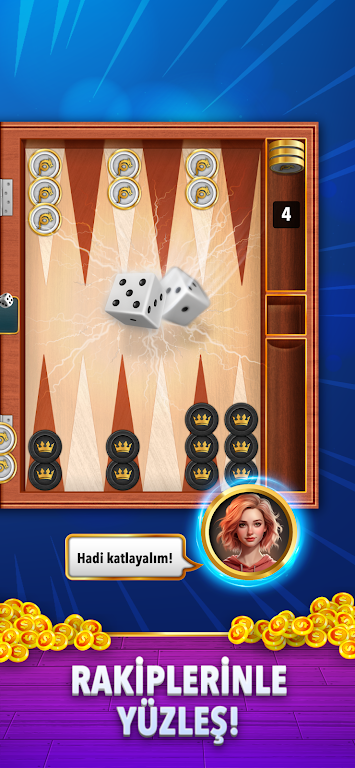 Masters of Backgammon : Online Ekran Görüntüsü 1