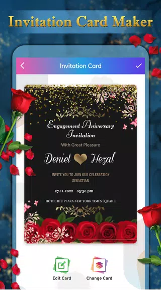 Invitation Card Maker - RSVP Ekran Görüntüsü 2