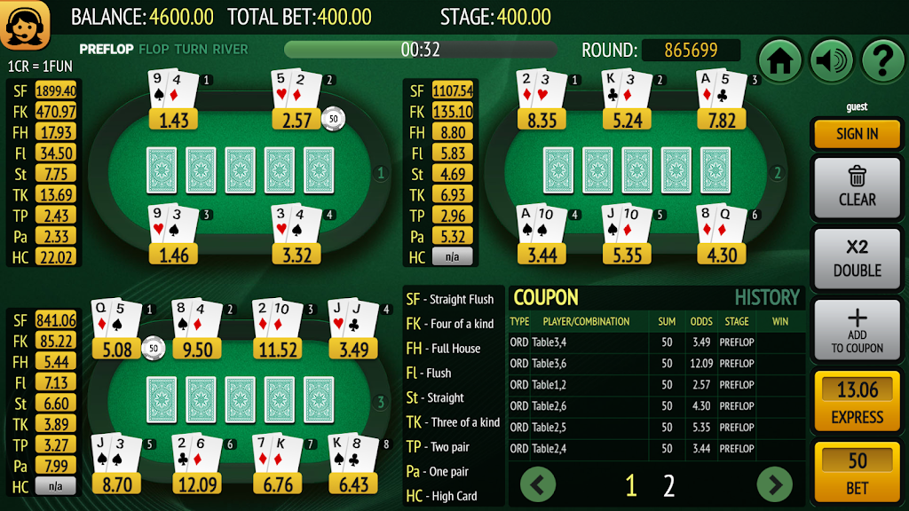 Bet on Poker Captura de pantalla 0