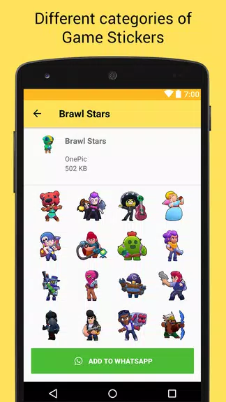Game Stickers for Whatsapp スクリーンショット 2