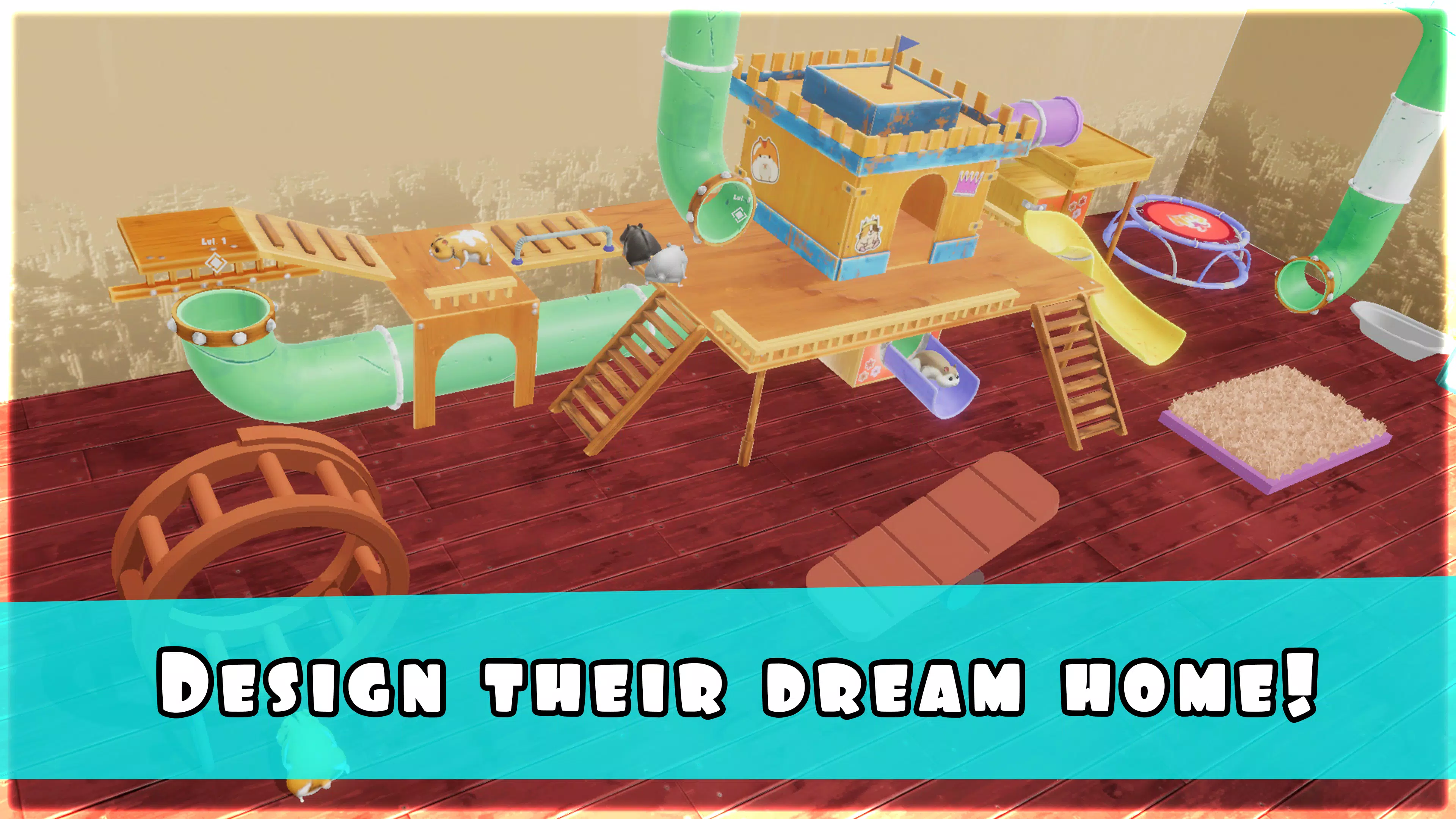 Hamster Ball 3D - Multiplayer 螢幕截圖 1