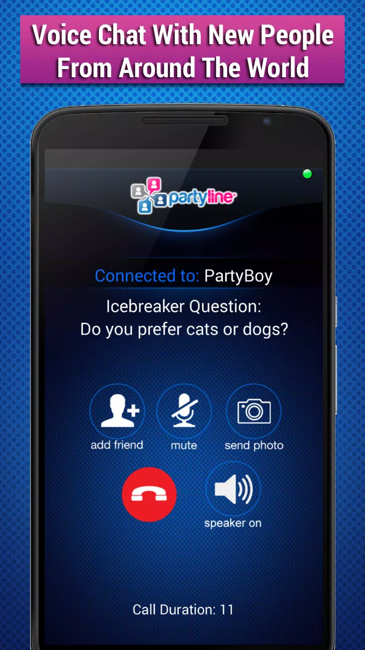 PartyLine Voice Chat 螢幕截圖 0