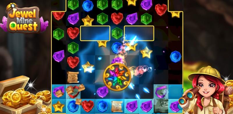 Schermata Jewel Mine Quest: Match-3 0
