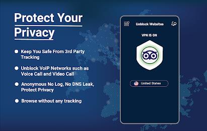 Secure VPN Proxy Server Site Ekran Görüntüsü 3