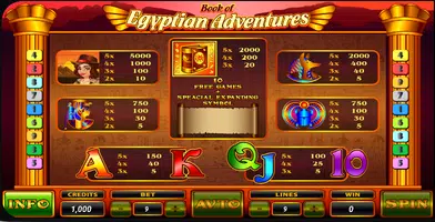 The Pharaohs Book Casino Slots Captura de tela 2