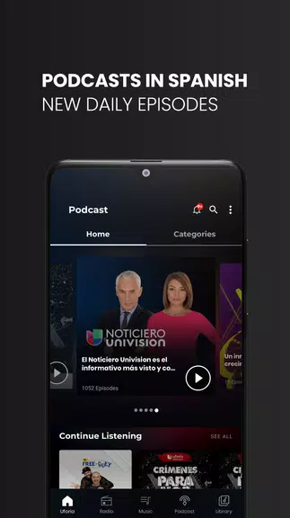 Uforia: Radio, Podcast, Music スクリーンショット 1