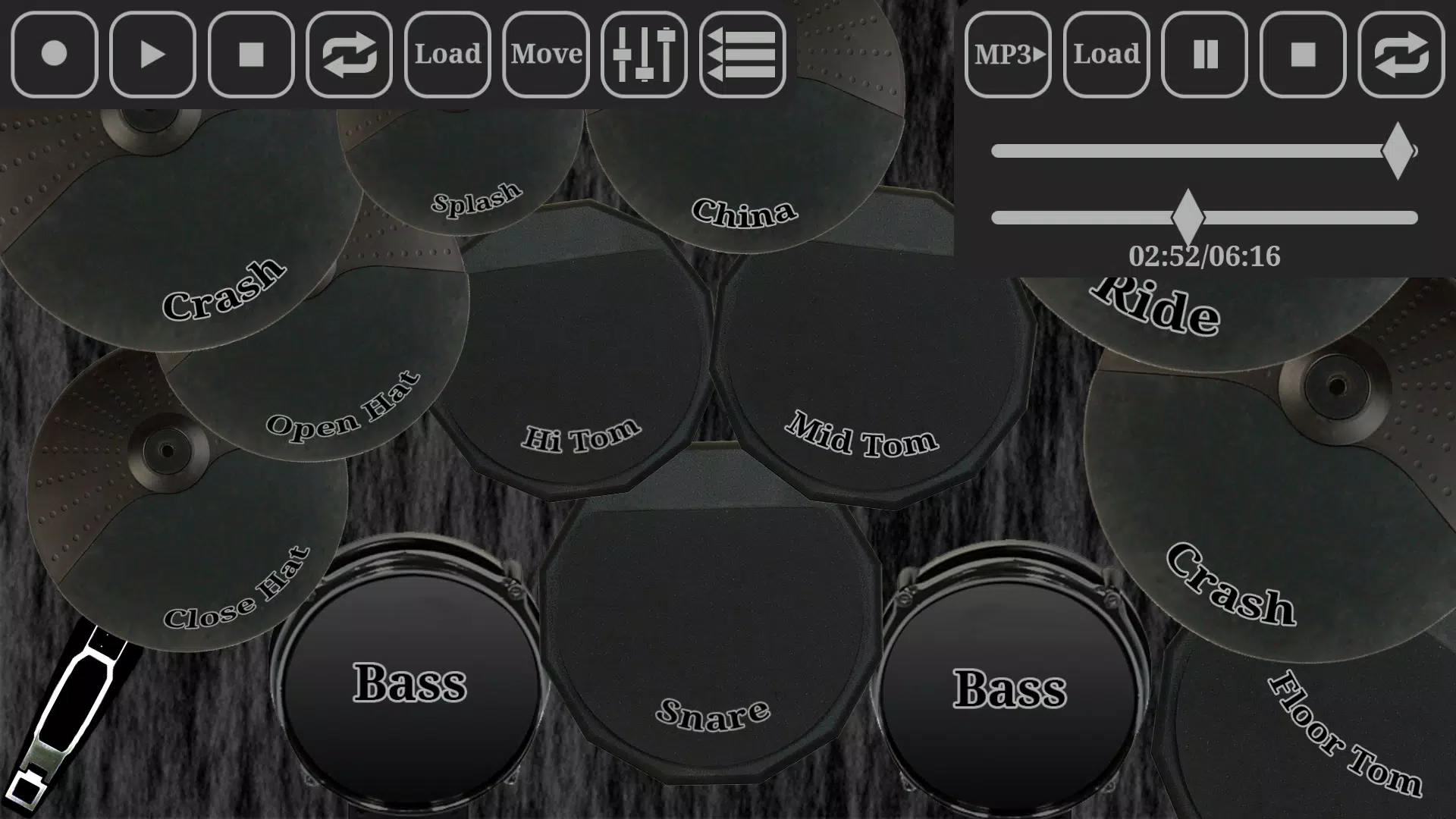 Drum kit Zrzut ekranu 3