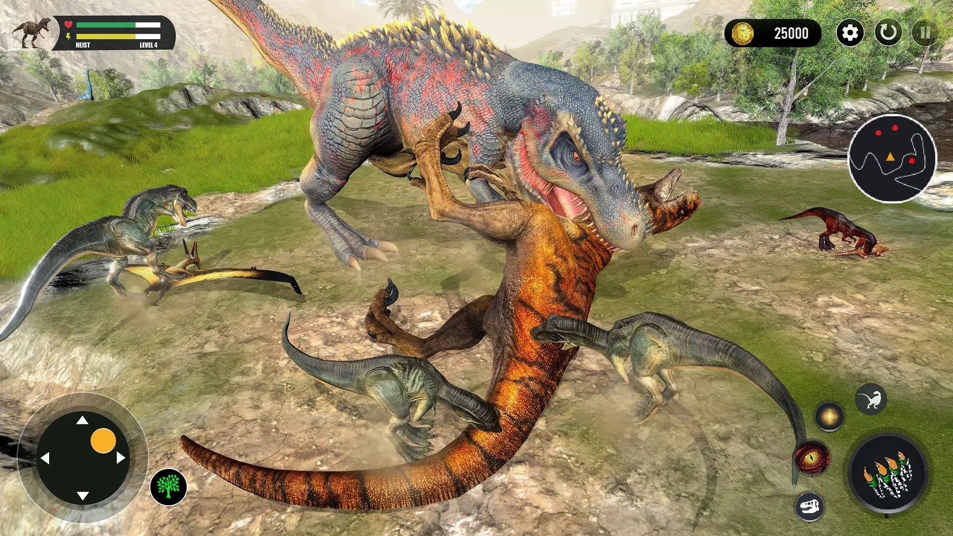 Real Dinosaur Simulator Games ဖန်သားပြင်ဓာတ်ပုံ 2