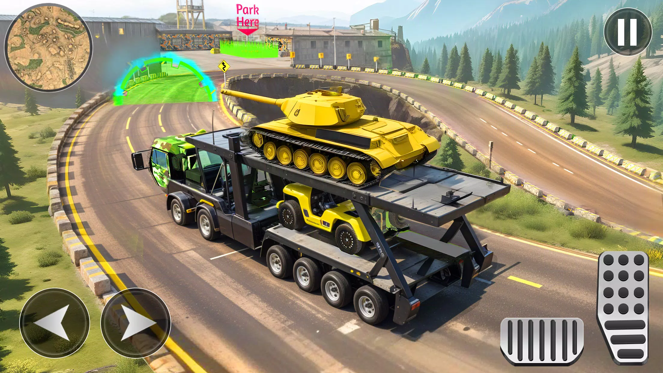 Army Cargo Truck Driving Games Ekran Görüntüsü 3
