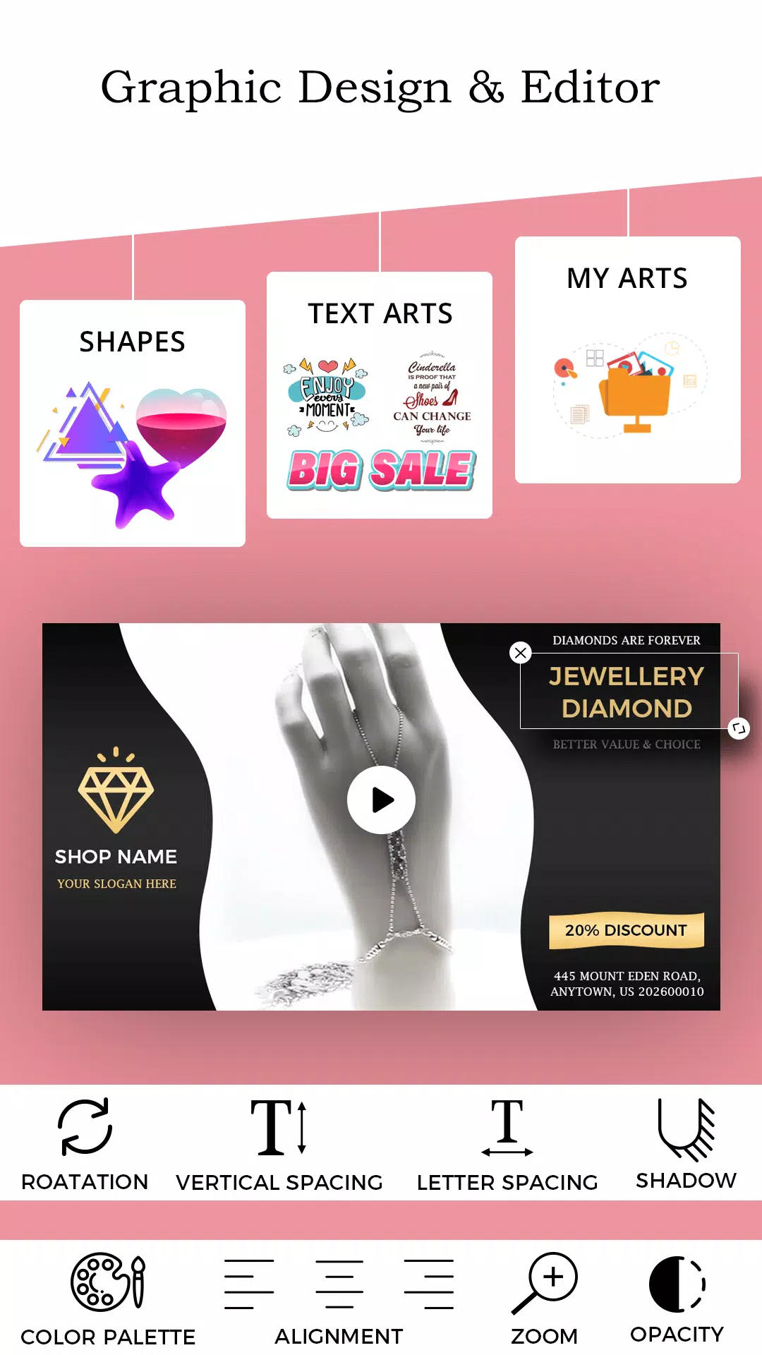 Video Ad Maker, Ad Creator Captura de pantalla 2