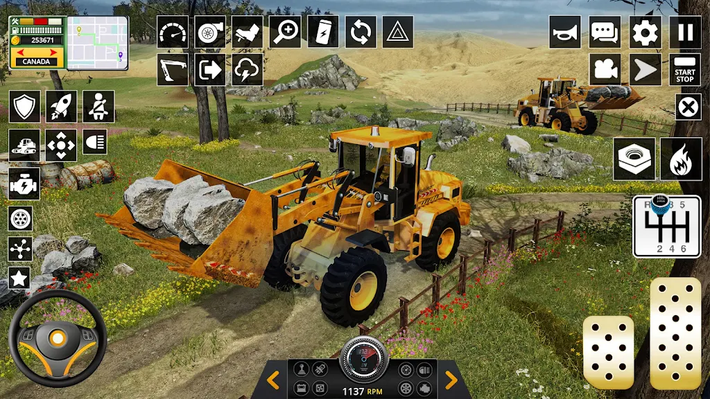 Snow Heavy Construction Game 螢幕截圖 0