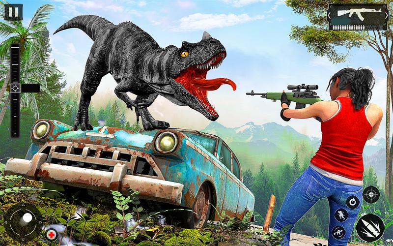 Dino Hunter 3D Hunting Games Captura de tela 3