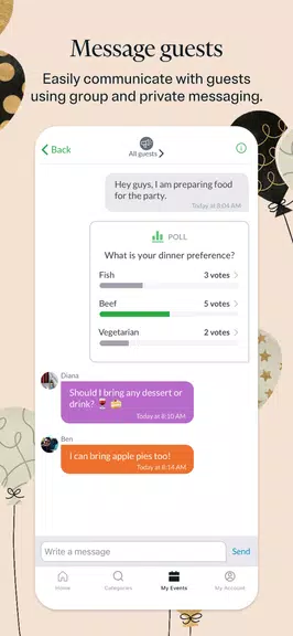 Evite: Email & SMS Invitations Ảnh chụp màn hình 3