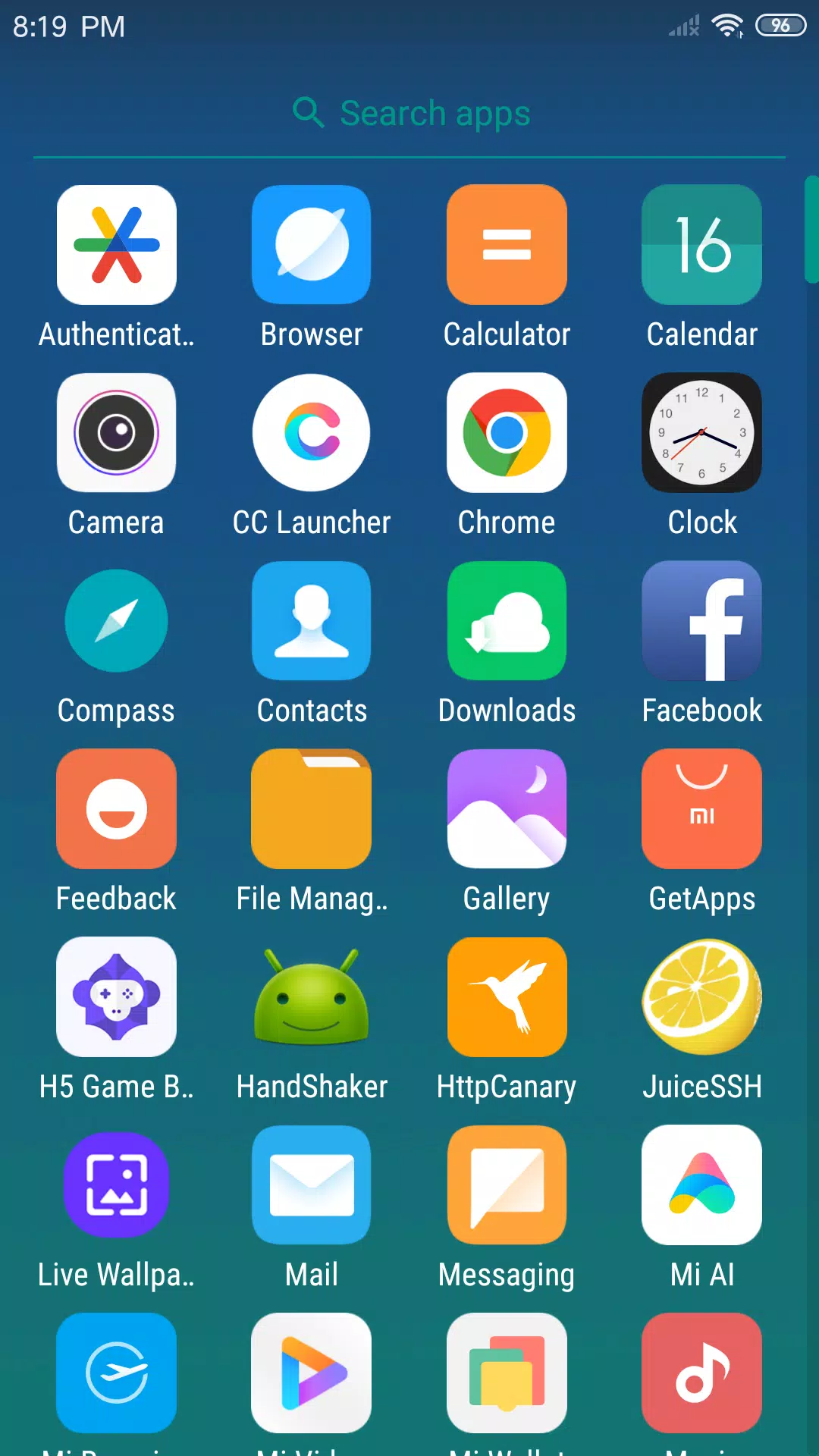 X Launcher Capture d'écran 2