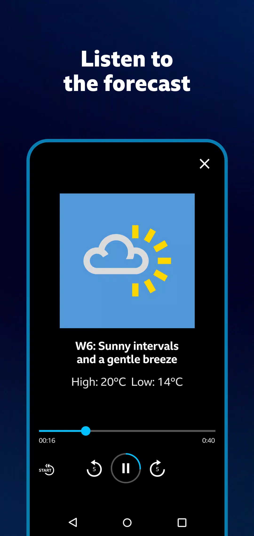 BBC Weather Ekran Görüntüsü 2
