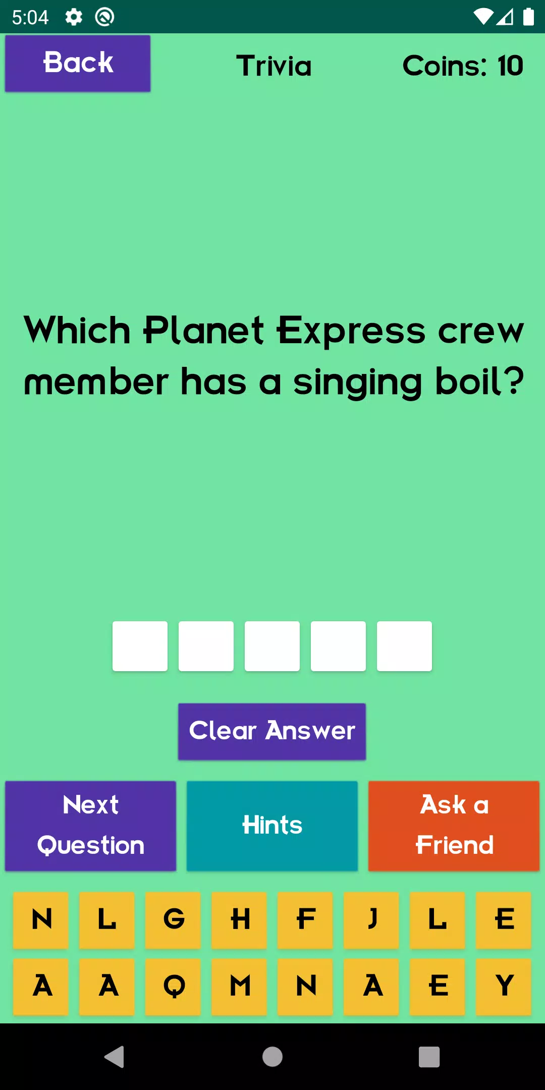 Quiz About Futurama ภาพหน้าจอ 2
