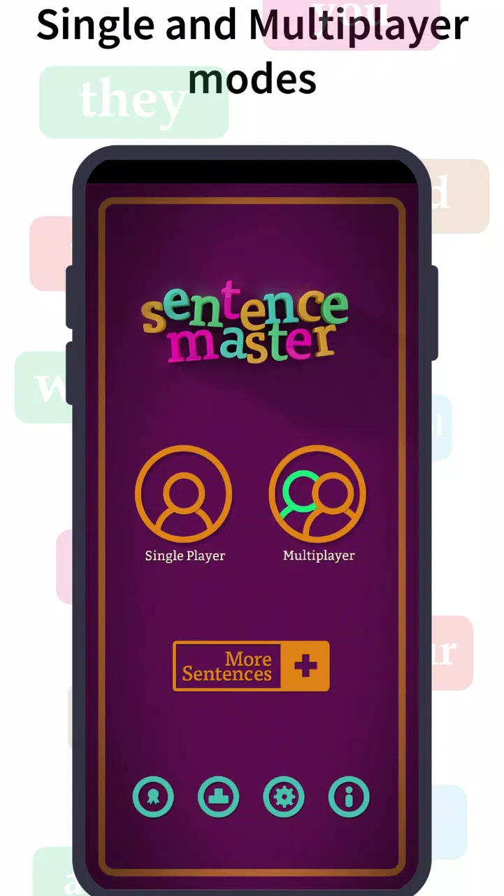Learn English Sentence Master Zrzut ekranu 1