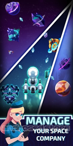 Idle Planet Miner ภาพหน้าจอ 0