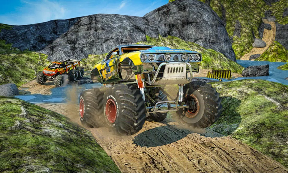 Monster 4x4 Offroad Jeep Stunt Racing 2019 Скриншот 1