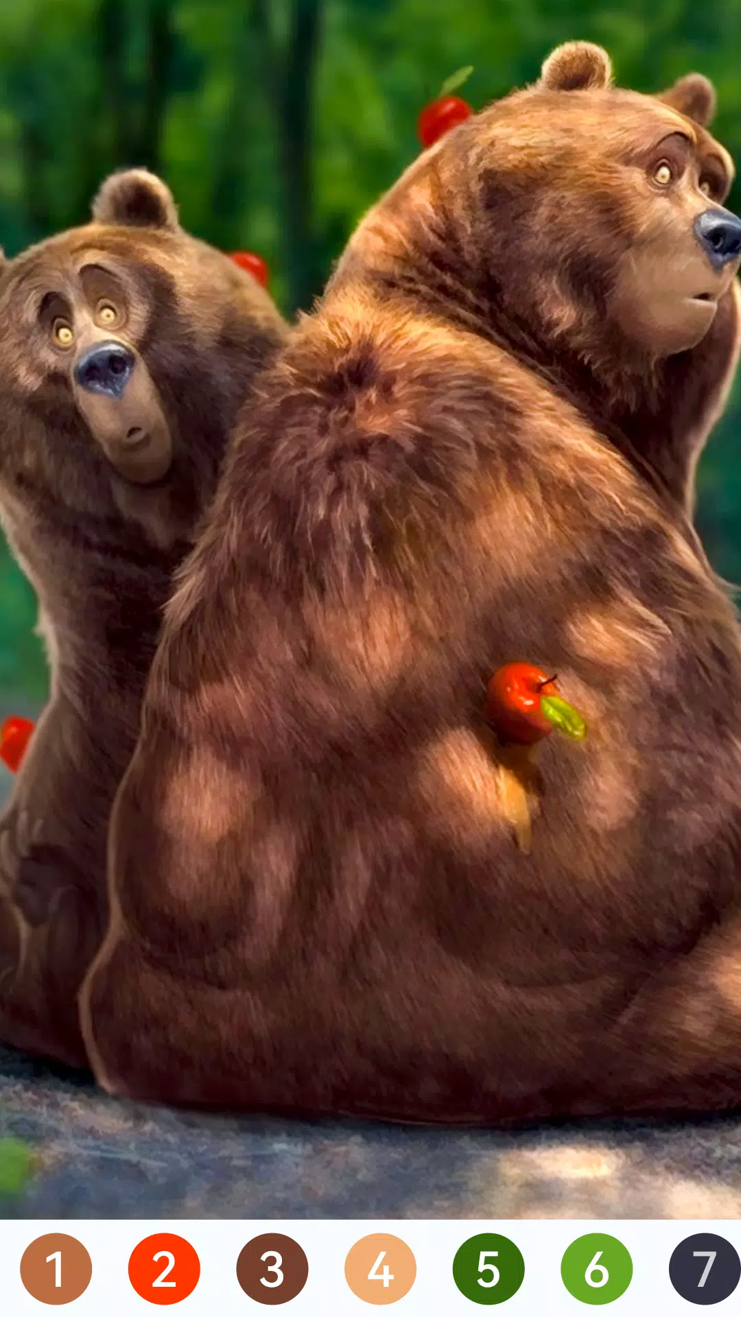 Animal Paint by Number Game Ekran Görüntüsü 3