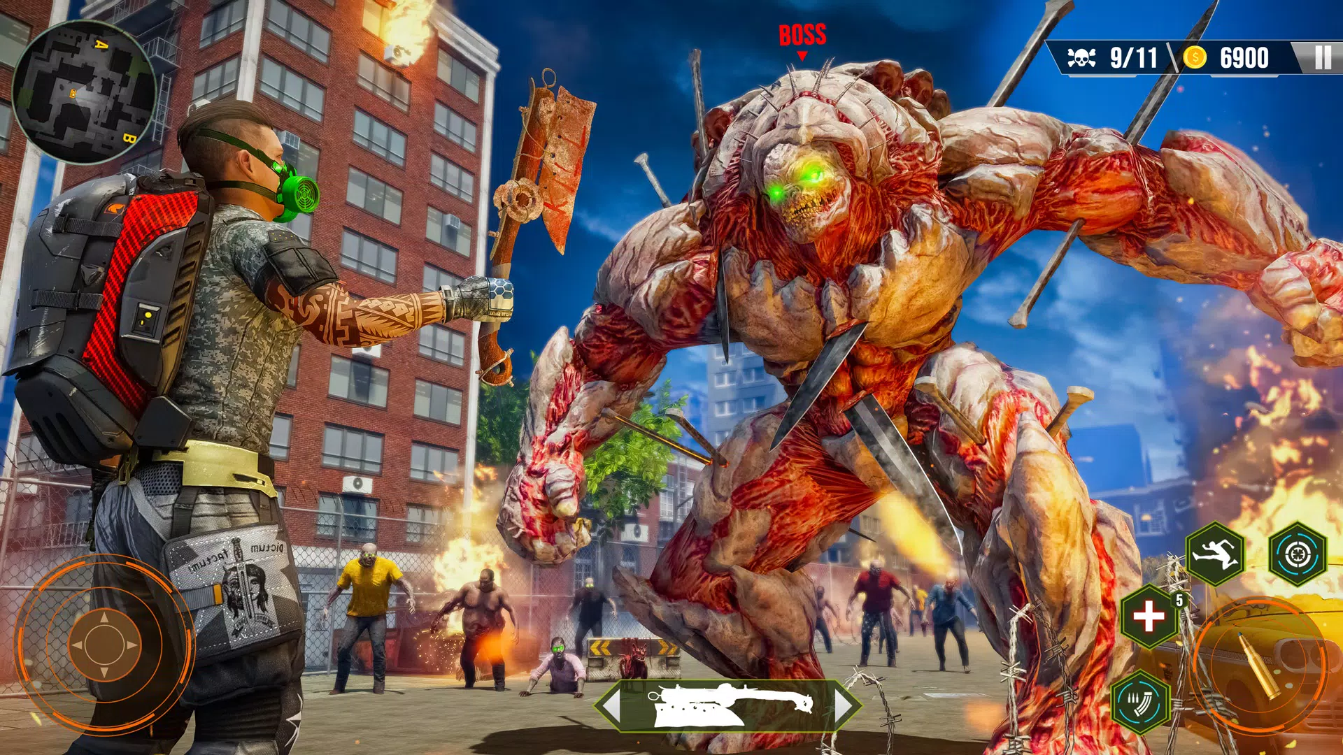 Dead Zombie Gun Shooter Games Ekran Görüntüsü 2