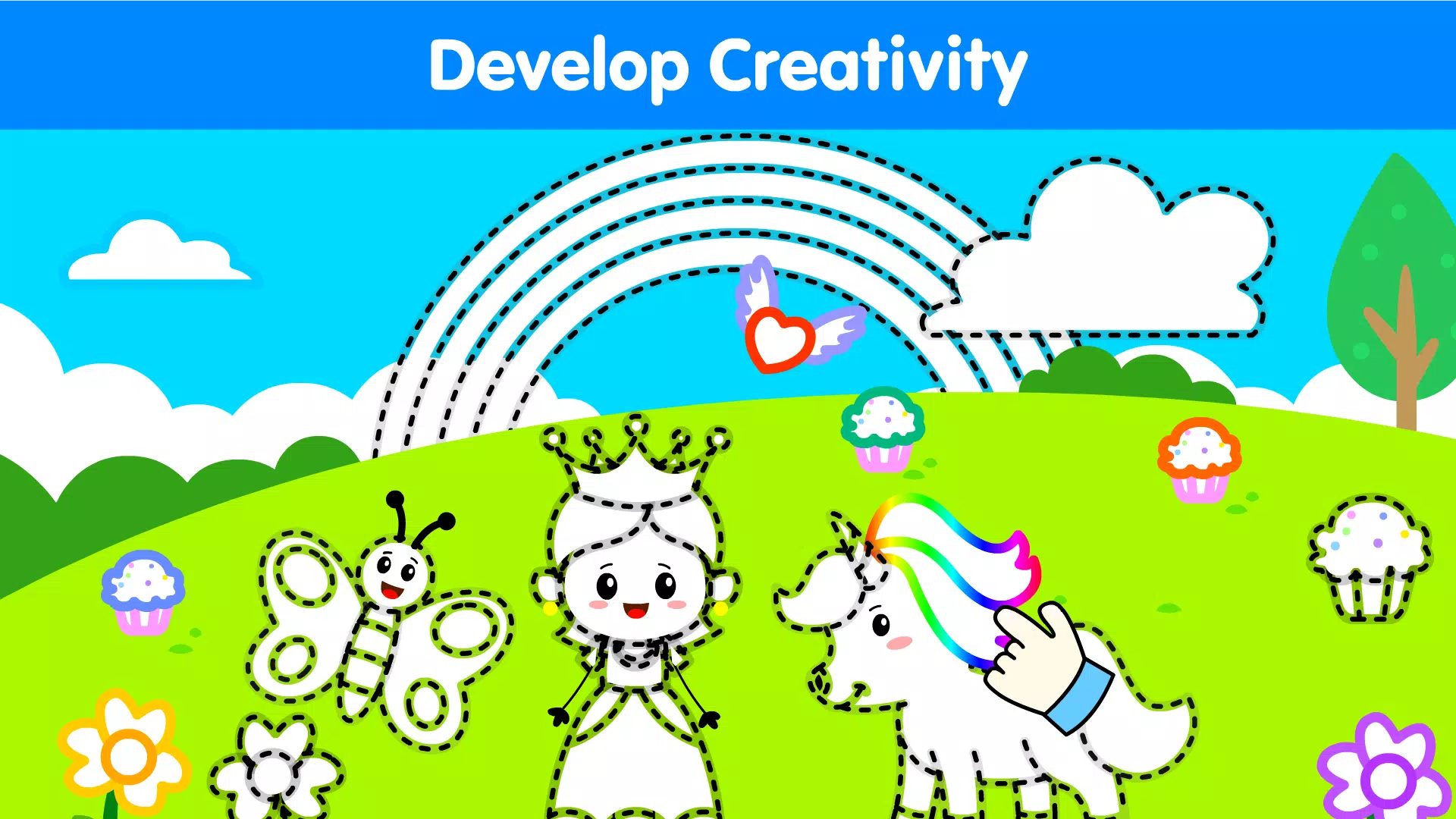 Kids Drawing & Coloring Book应用截图第3张
