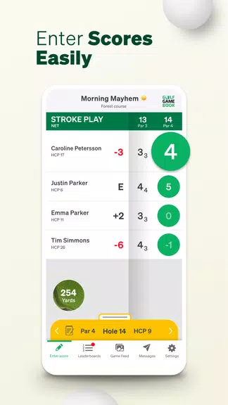 Golf GameBook Scorecard & GPS 螢幕截圖 2