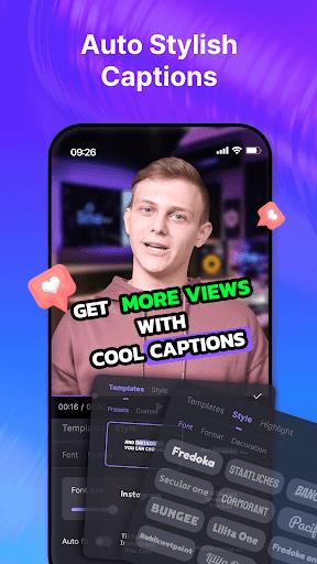 Blink Captions by Vozo AI ဖန်သားပြင်ဓာတ်ပုံ 1
