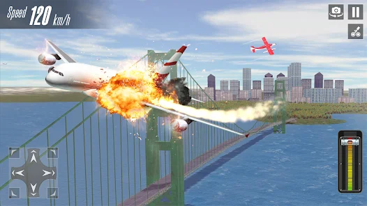 Plane Crash 3d: Airplane Games スクリーンショット 1