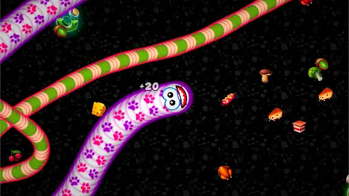 Worms Zone .io - Hungry Snake ภาพหน้าจอ 0