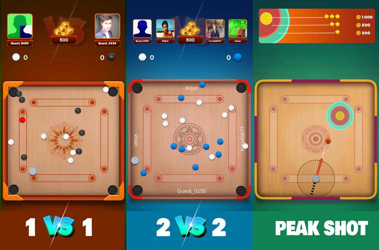 Carrom board game & carom pool স্ক্রিনশট 3