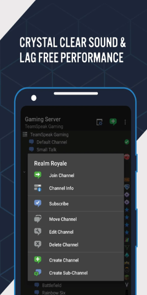 TeamSpeak 3 - Voice Chat Ekran Görüntüsü 1