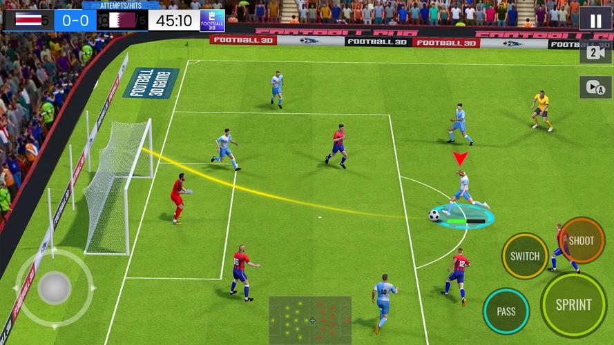 Football 3D Star Captura de pantalla 0