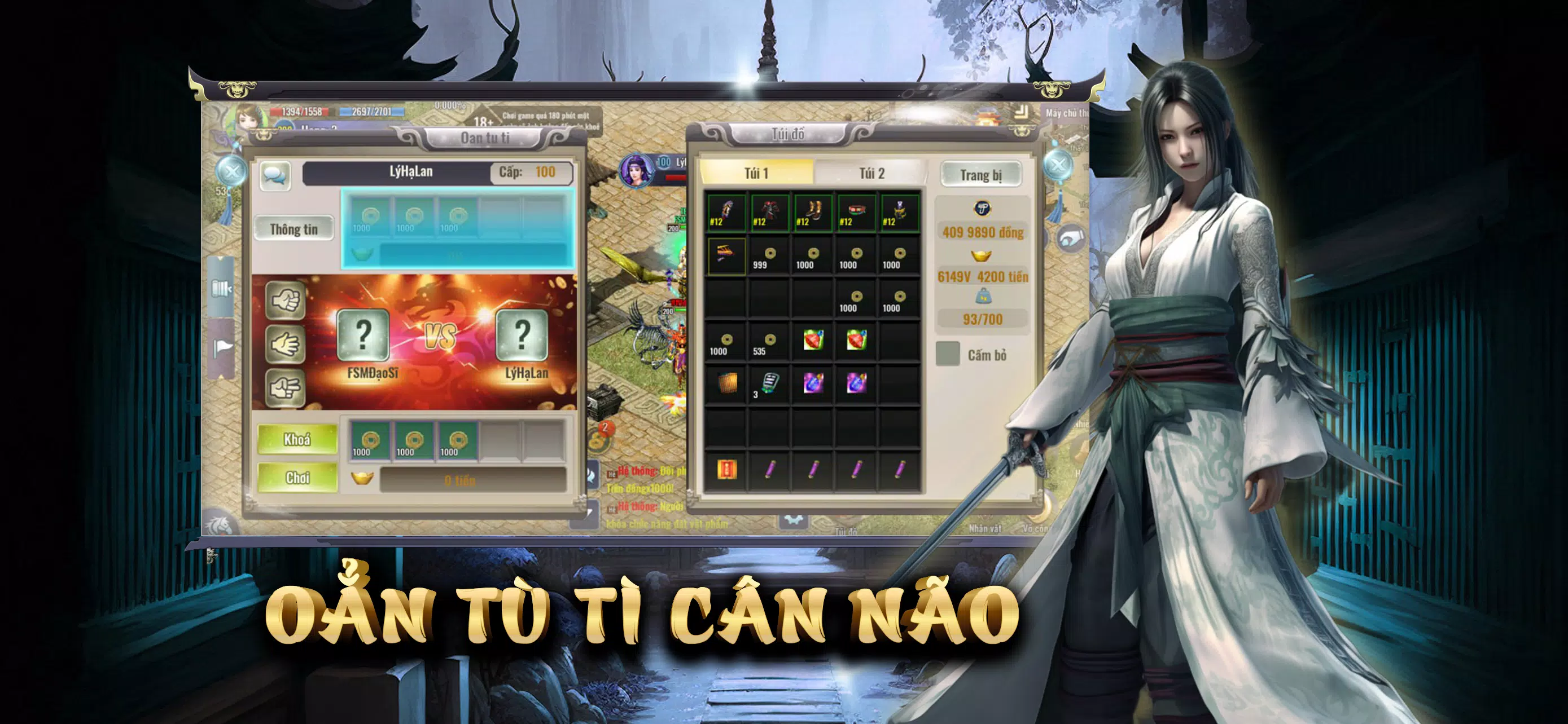 Tam Giới Phân Tranh Mobile Capture d'écran 3