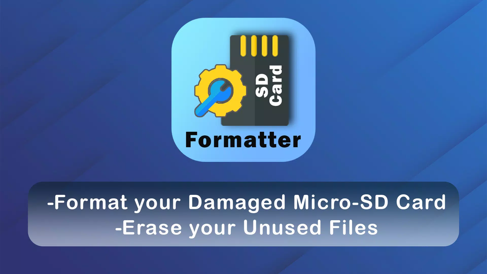 Micro SD Card formatter Ekran Görüntüsü 0