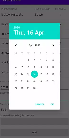 Expiry Date Ekran Görüntüsü 2