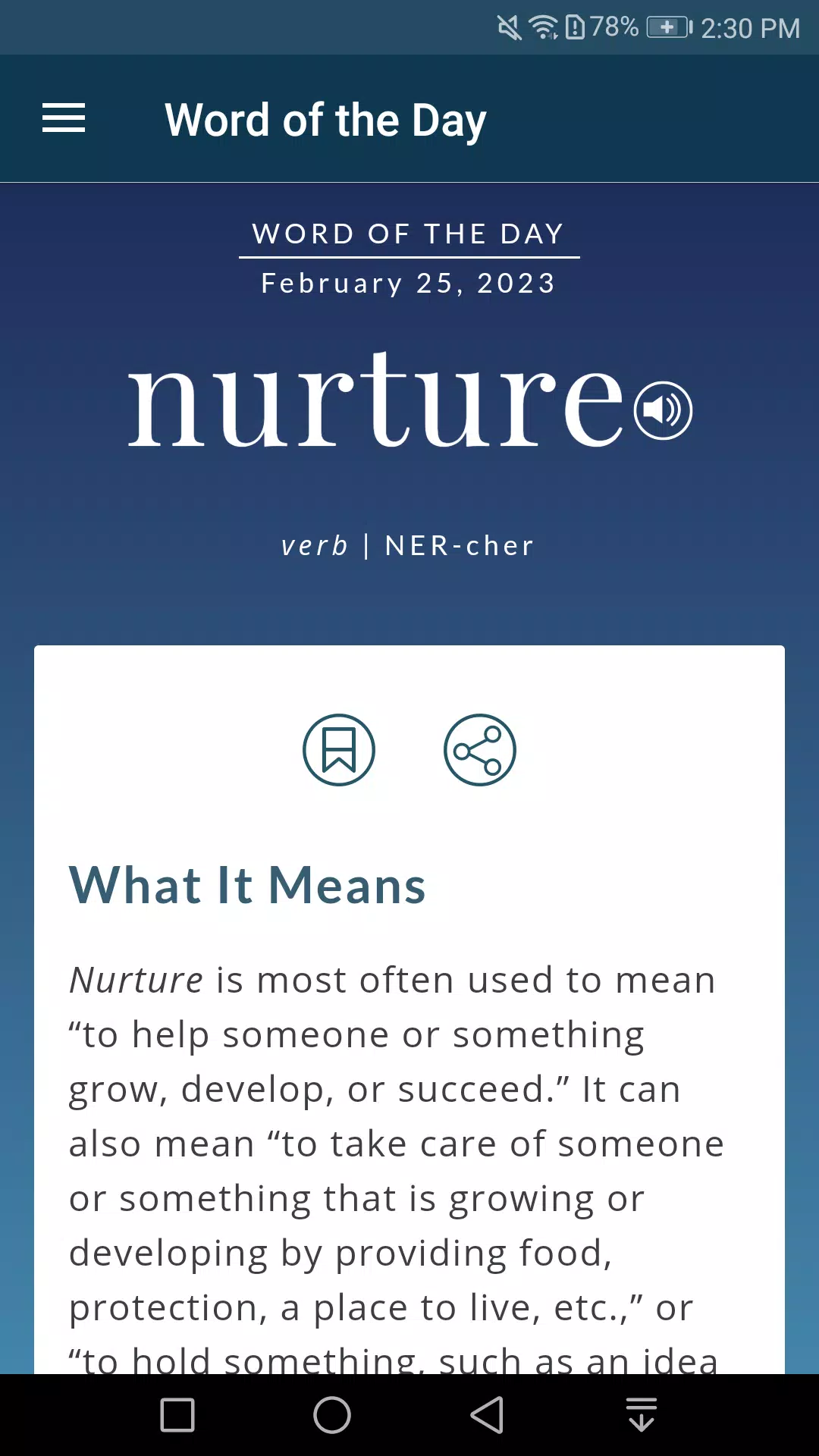 Dictionary - Merriam-Webster Capture d'écran 1