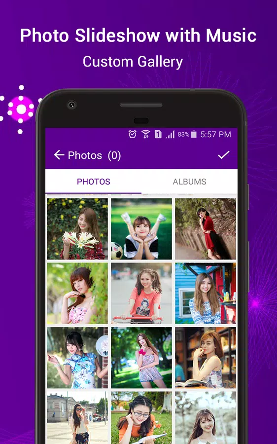 Photo Slideshow with Music スクリーンショット 1