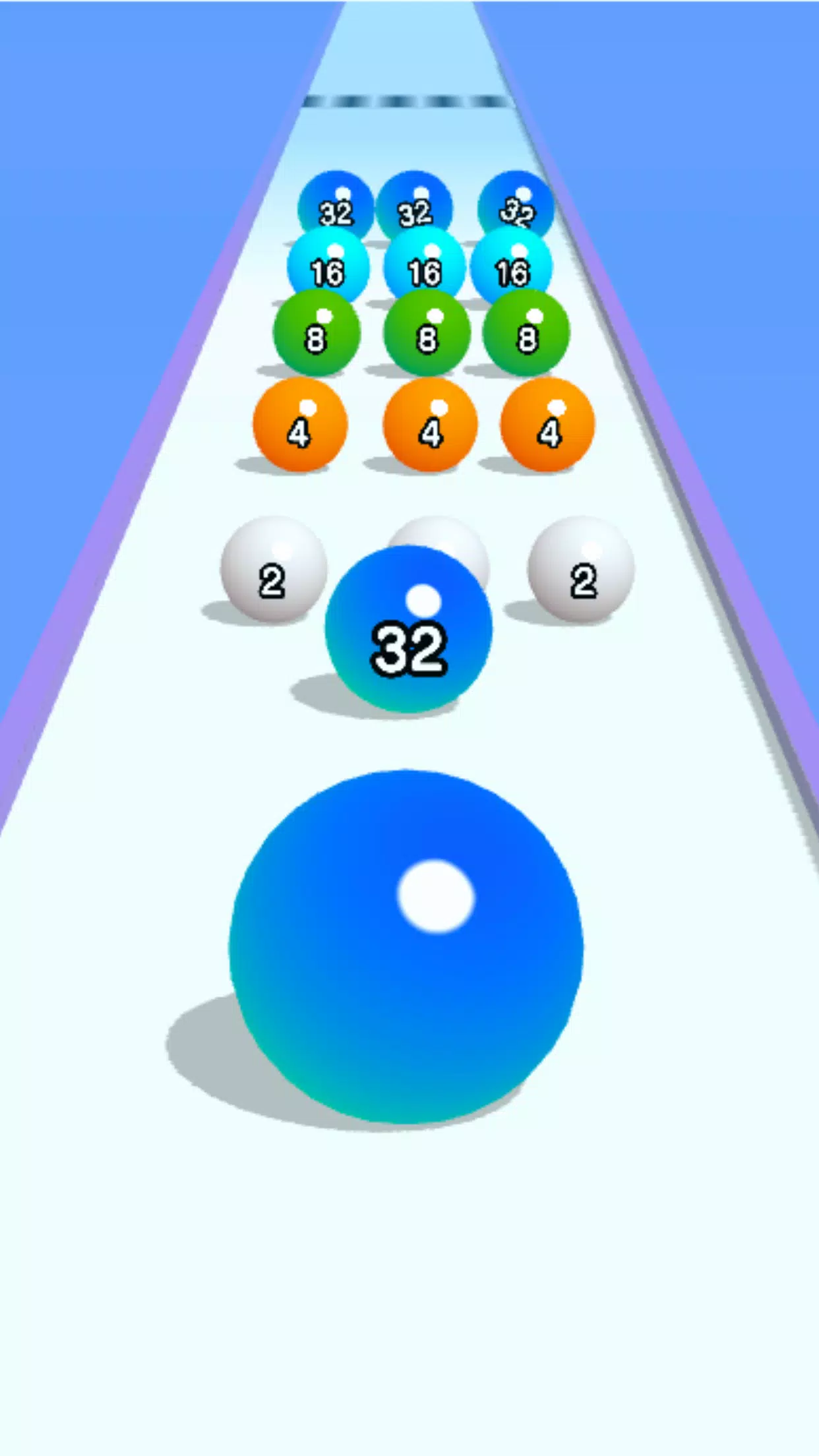 Ball Run 2048: merge number Tangkapan skrin 2