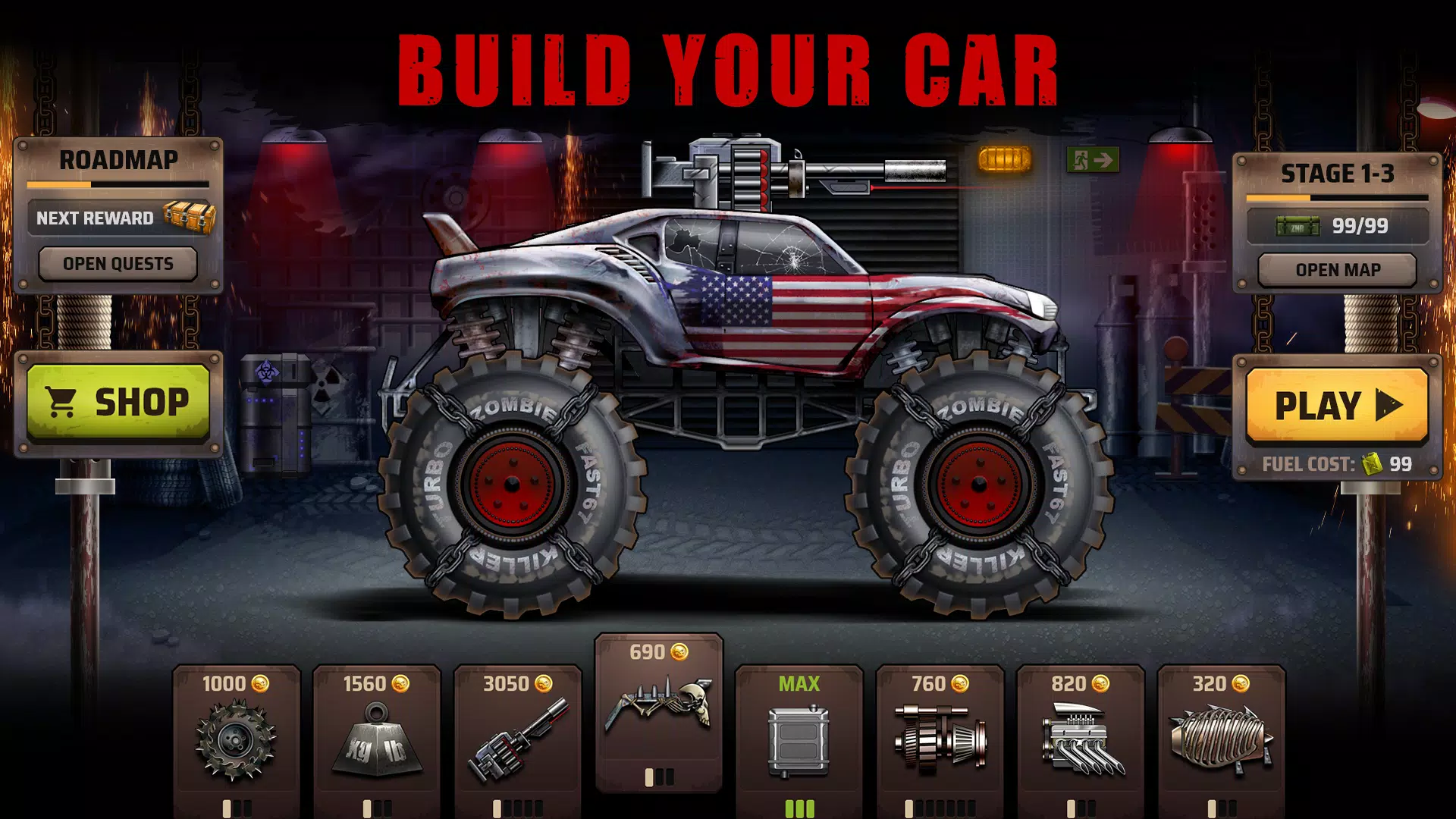 Zombie Hill Racing Ekran Görüntüsü 0