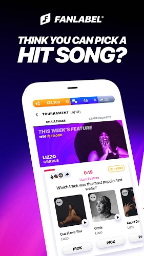 FanLabel: Daily Music Contests Ekran Görüntüsü 2