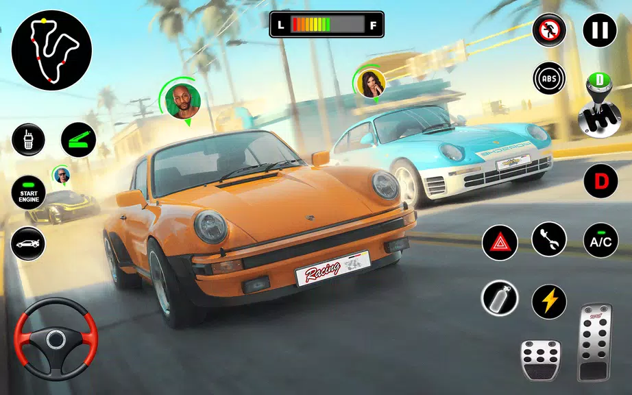Racing in Highway Car 3D Games Ảnh chụp màn hình 3