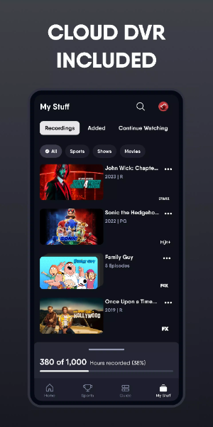 <h2>지역 스포츠, 국가 접근성</h2><p>fuboTV Altitude Sports, AT&T Sports와 같은 채널을 통해 시즌 내내 지역 NBA, NHL 및 MLB 팀에 대한 충분한 보도를 제공하여 지역 스포츠 팬이 뒤쳐지지 않도록 보장합니다. 네트워크, Bally Sports 지역 네트워크, MSG 네트워크, NBC 스포츠, NESN, 루트 스포츠 및 SNY.  그러나 현지 제한 사항 및 국가 정전 상황에 따라 이용 가능 여부가 달라질 수 있습니다.</p>
<h2>다양한 라이브 스포츠 액션</h2><p>스포츠나 이벤트에 관계없이 fuboTV에서 모든 것을 다뤄드립니다.  지역부터 국제까지 50,000개 이상의 라이브 프로 및 대학 이벤트를 통해 NFL 게임과 MLB 경기부터 NBA 결승전, NHL Stanley Cup 플레이오프, FIFA 월드컵, U.S. 오픈, 트리플 크라운, 올림픽 등을 모두 시청할 수 있습니다.  각 게임은 시청의 즐거움을 위해 실시간으로 스트리밍됩니다.</p>
<p><strong><img src=