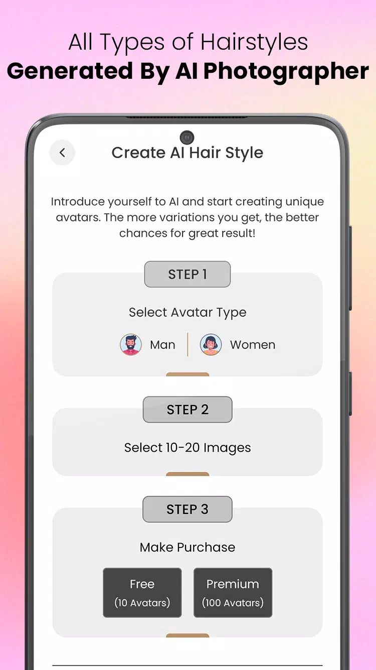 CutAI - AI Hair Style Changer Ekran Görüntüsü 3