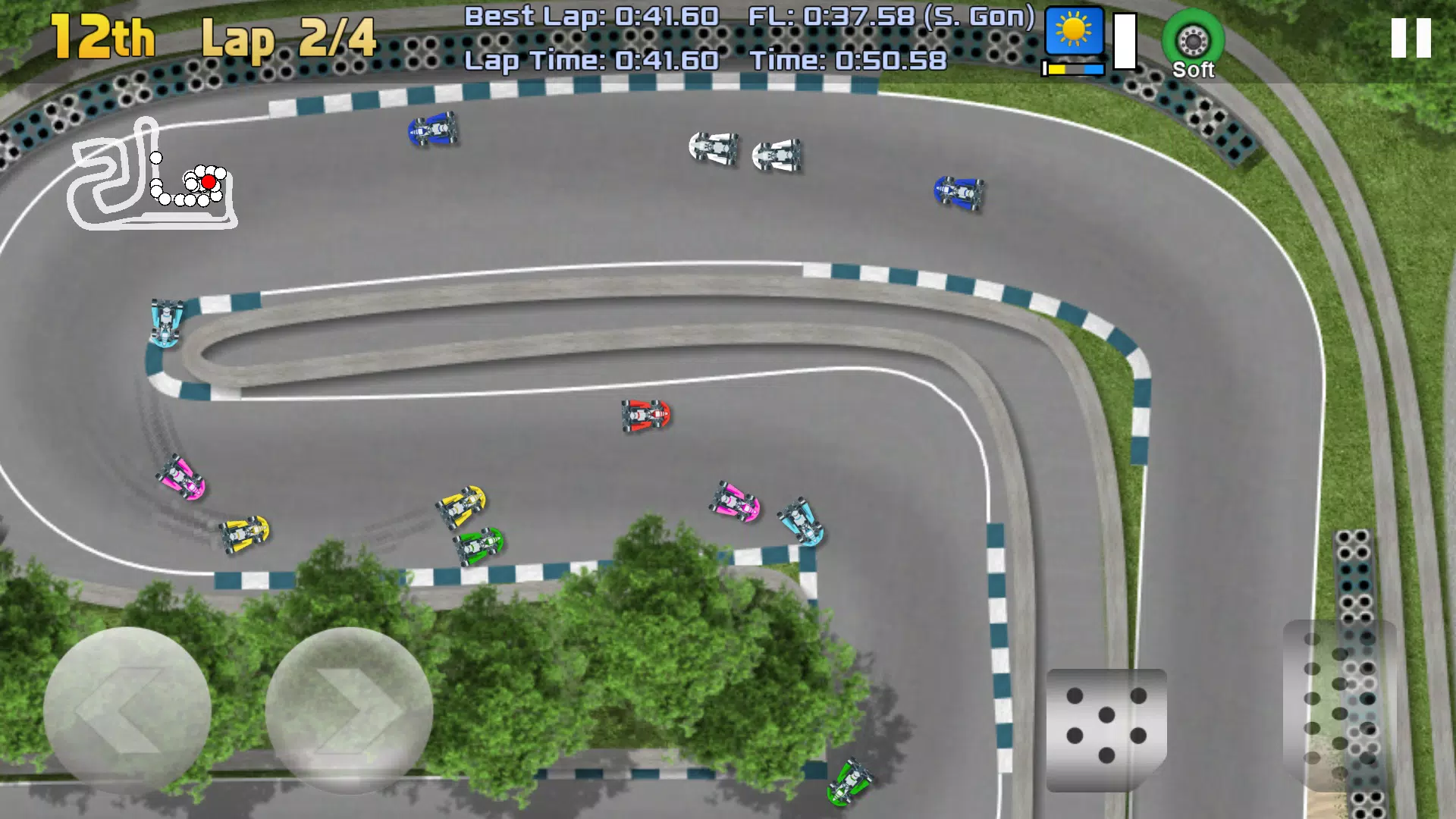 Ultimate Racing 2D 2! 스크린샷 2
