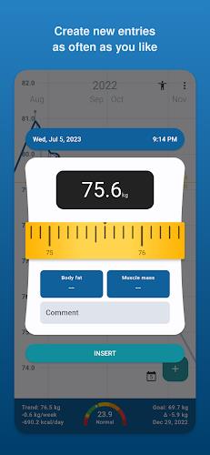 Libra Weight Manager 螢幕截圖 1