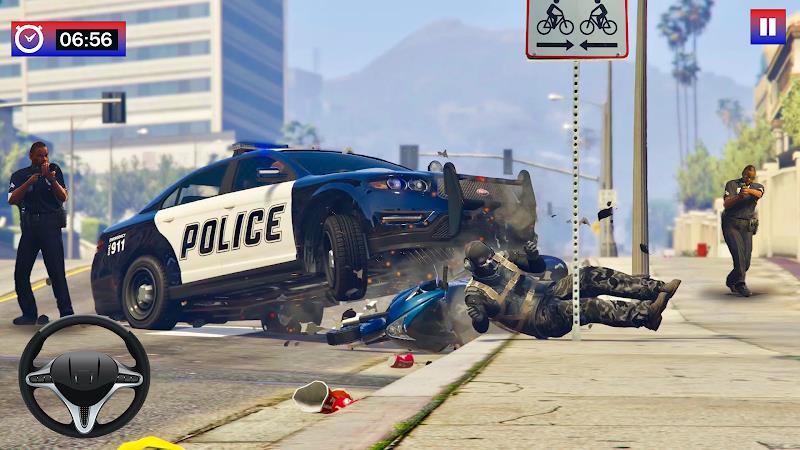 Offroad Police Car Chase Game Ekran Görüntüsü 3